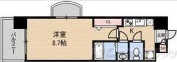 Luxe淡路の物件間取画像